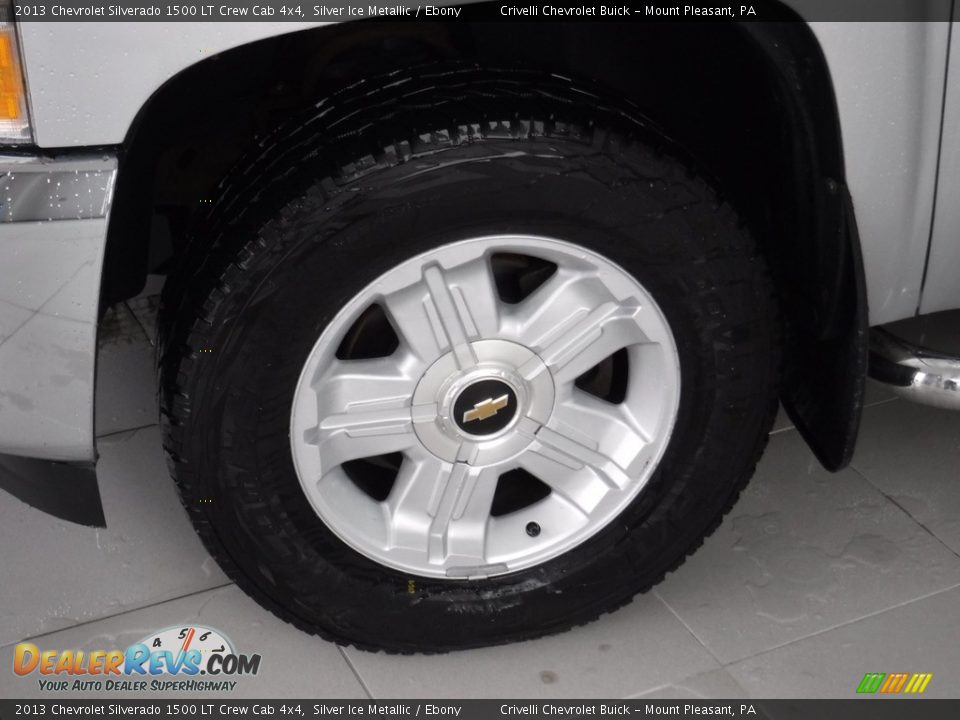 2013 Chevrolet Silverado 1500 LT Crew Cab 4x4 Silver Ice Metallic / Ebony Photo #3