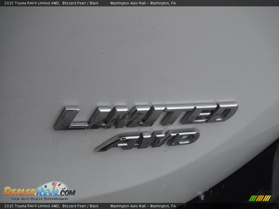 2015 Toyota RAV4 Limited AWD Blizzard Pearl / Black Photo #10