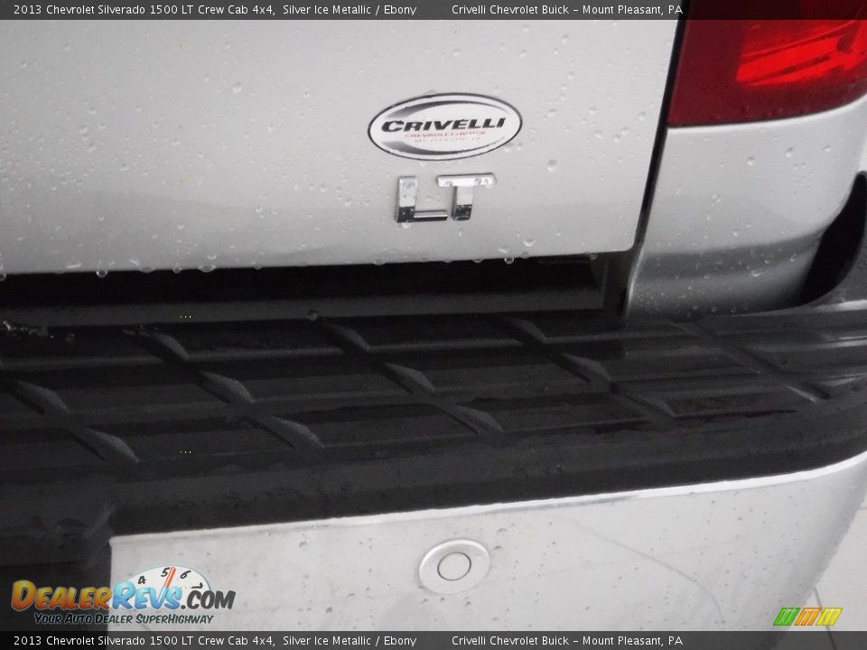 2013 Chevrolet Silverado 1500 LT Crew Cab 4x4 Silver Ice Metallic / Ebony Photo #14