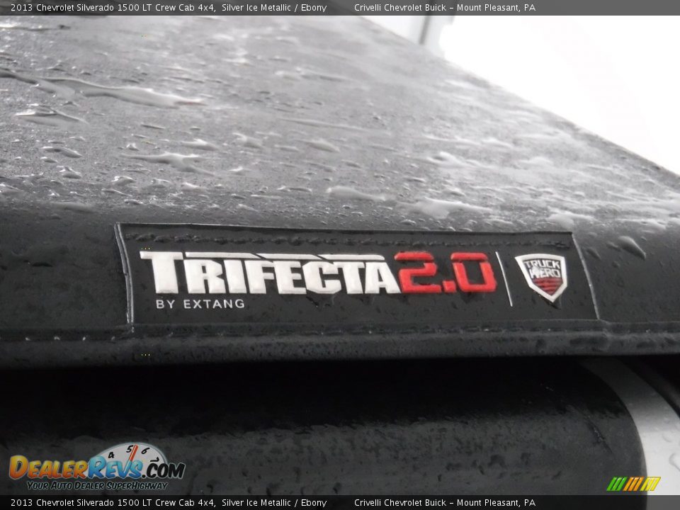 2013 Chevrolet Silverado 1500 LT Crew Cab 4x4 Silver Ice Metallic / Ebony Photo #15