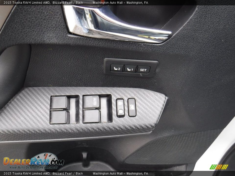 2015 Toyota RAV4 Limited AWD Blizzard Pearl / Black Photo #13