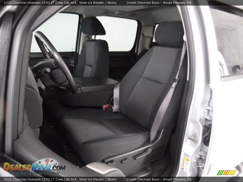 2013 Chevrolet Silverado 1500 LT Crew Cab 4x4 Silver Ice Metallic / Ebony Photo #21