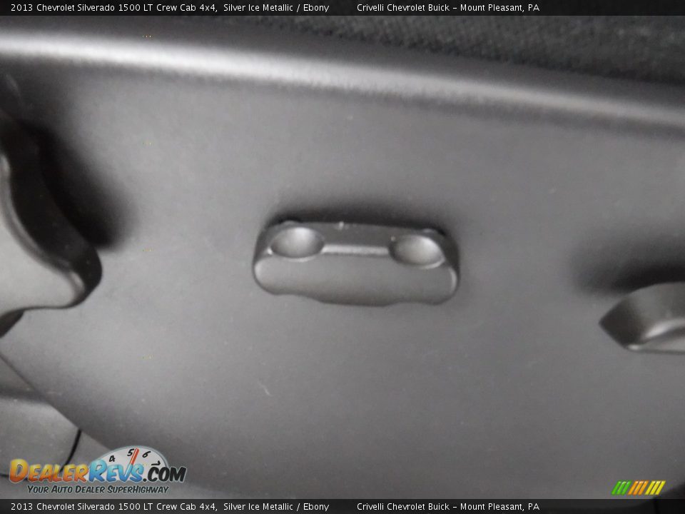 2013 Chevrolet Silverado 1500 LT Crew Cab 4x4 Silver Ice Metallic / Ebony Photo #22