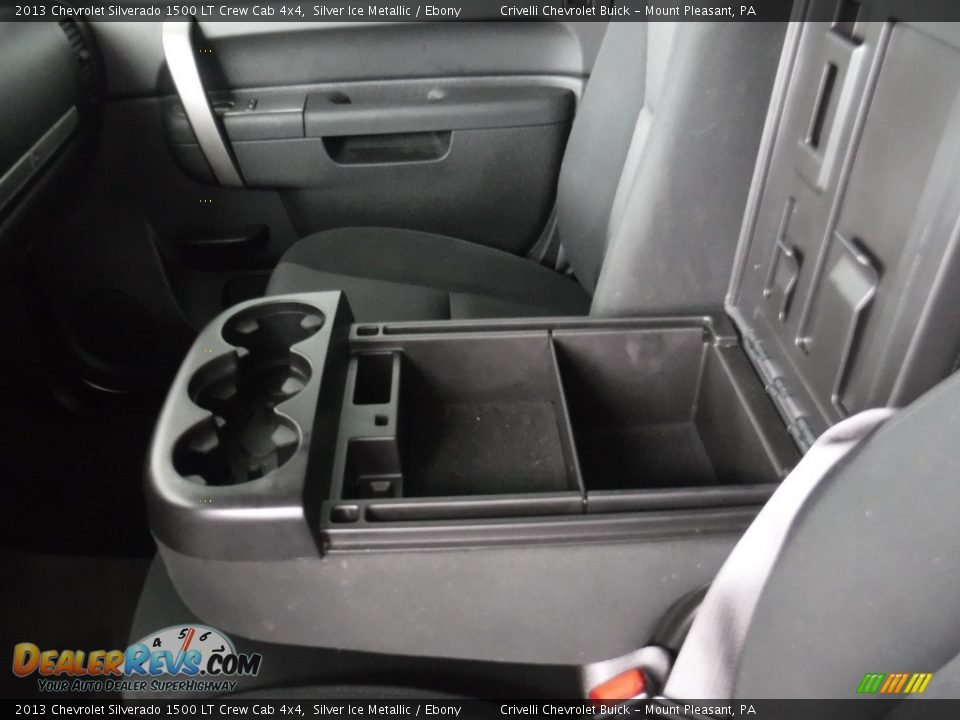 2013 Chevrolet Silverado 1500 LT Crew Cab 4x4 Silver Ice Metallic / Ebony Photo #25
