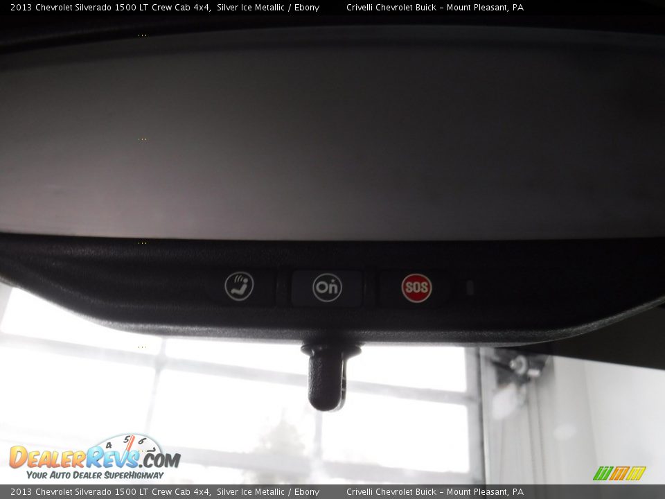 2013 Chevrolet Silverado 1500 LT Crew Cab 4x4 Silver Ice Metallic / Ebony Photo #27