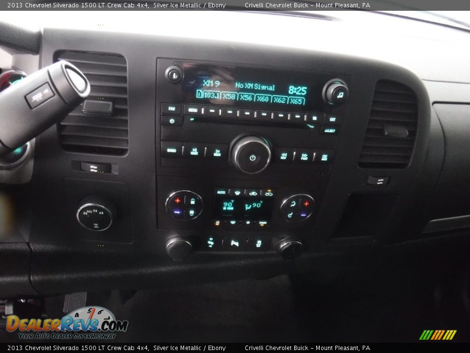 2013 Chevrolet Silverado 1500 LT Crew Cab 4x4 Silver Ice Metallic / Ebony Photo #28