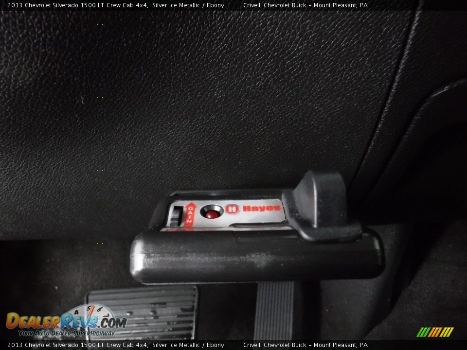 2013 Chevrolet Silverado 1500 LT Crew Cab 4x4 Silver Ice Metallic / Ebony Photo #30