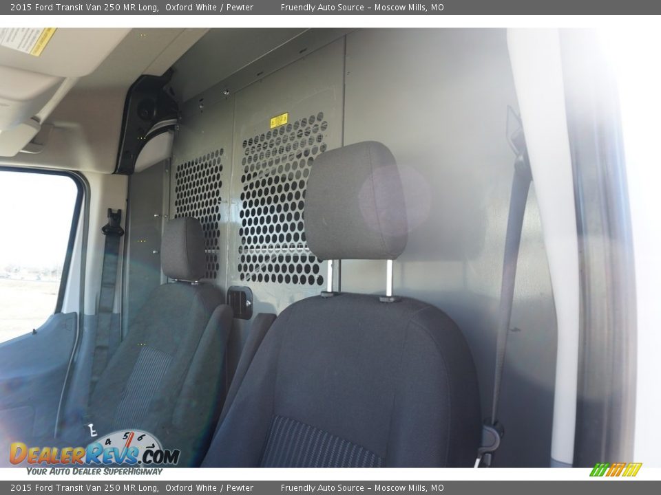 2015 Ford Transit Van 250 MR Long Oxford White / Pewter Photo #10