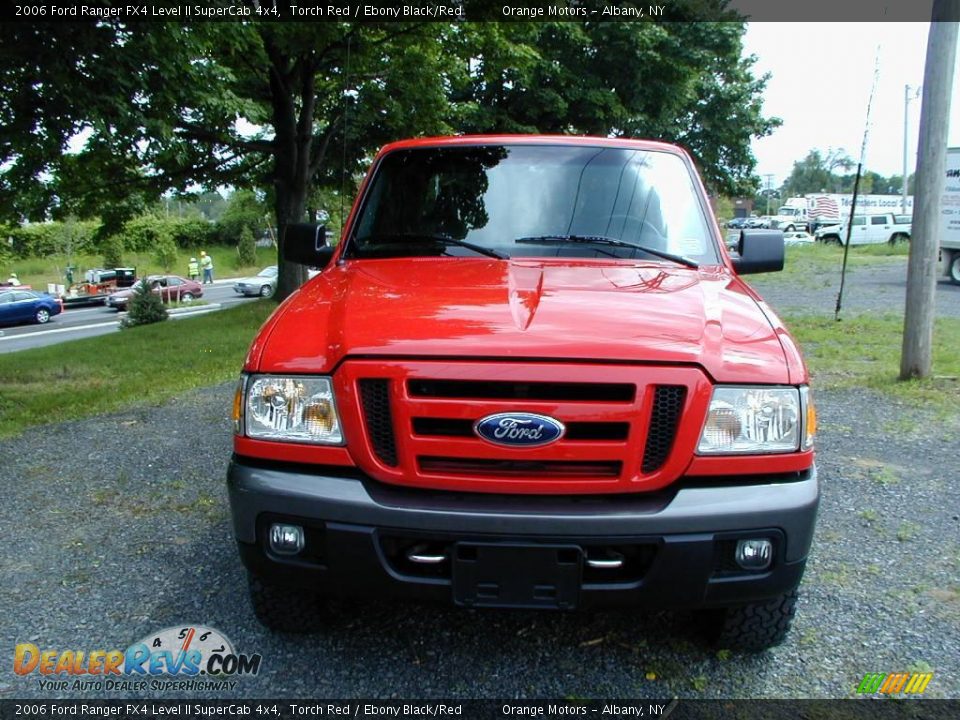 2006 Ford Ranger FX4 Level II SuperCab 4x4 Torch Red / Ebony Black/Red Photo #3