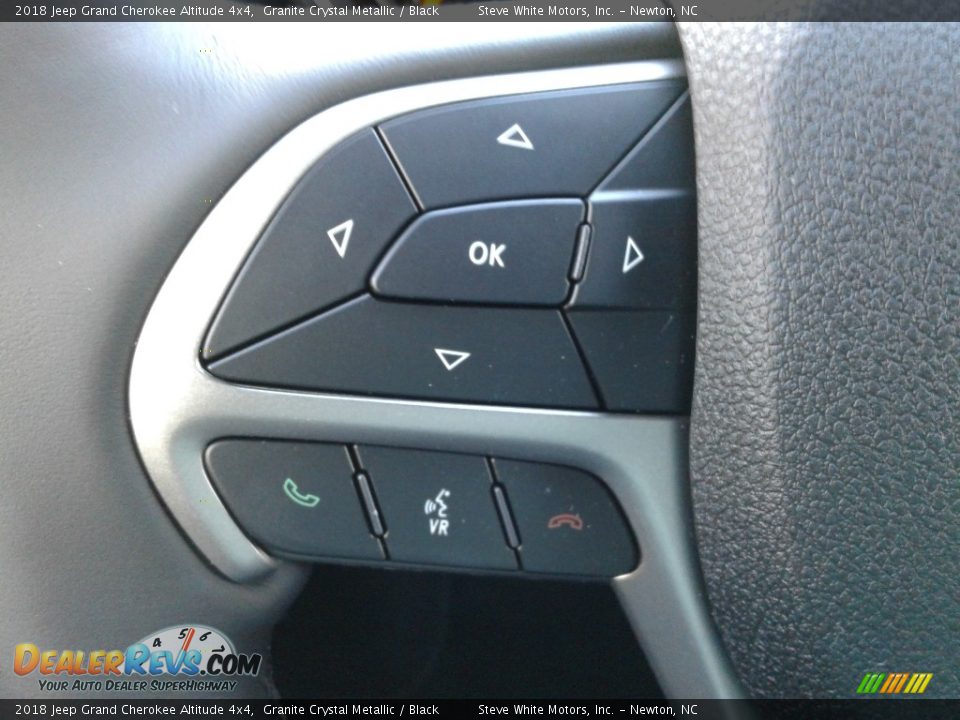 2018 Jeep Grand Cherokee Altitude 4x4 Granite Crystal Metallic / Black Photo #16