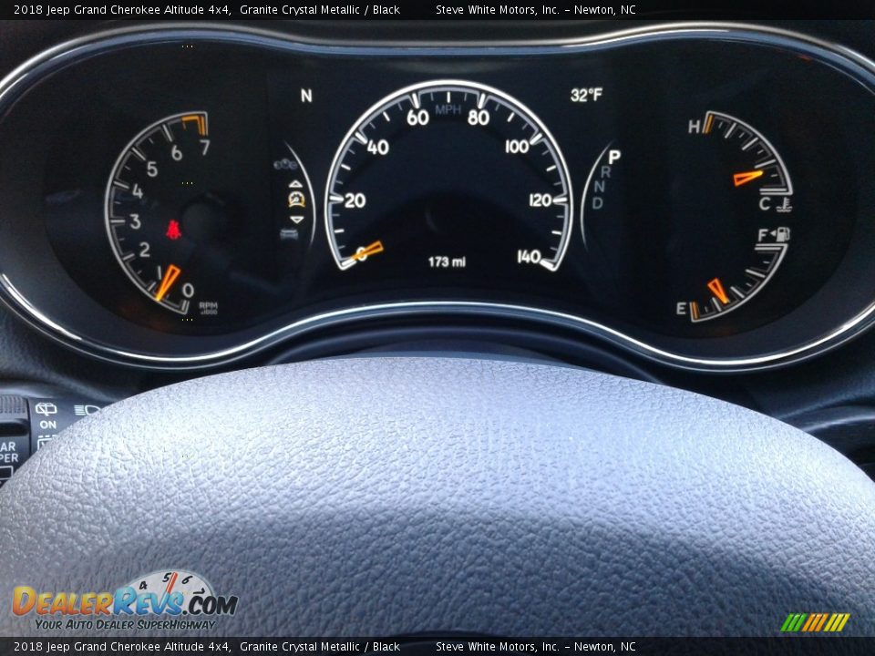2018 Jeep Grand Cherokee Altitude 4x4 Granite Crystal Metallic / Black Photo #18