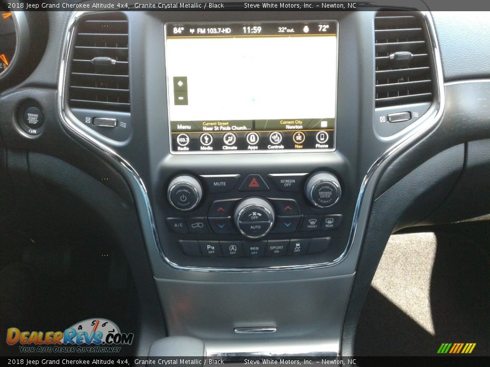 2018 Jeep Grand Cherokee Altitude 4x4 Granite Crystal Metallic / Black Photo #19
