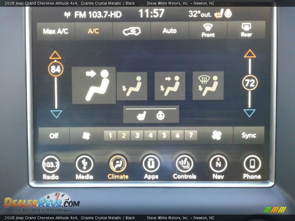 2018 Jeep Grand Cherokee Altitude 4x4 Granite Crystal Metallic / Black Photo #21