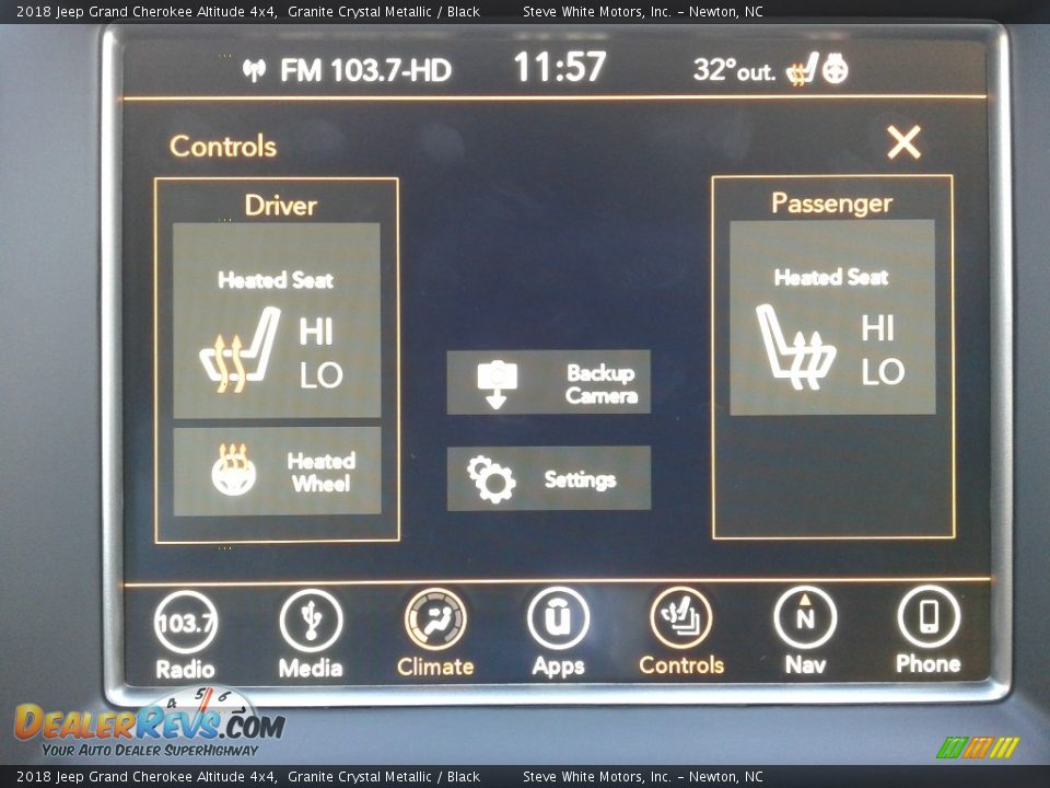 2018 Jeep Grand Cherokee Altitude 4x4 Granite Crystal Metallic / Black Photo #22