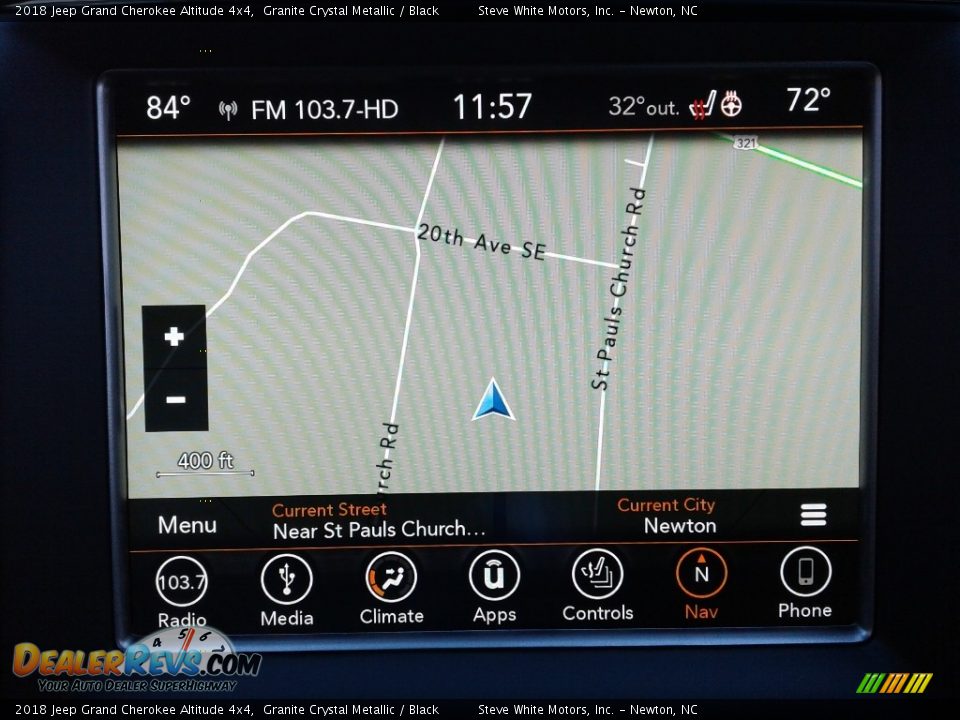 2018 Jeep Grand Cherokee Altitude 4x4 Granite Crystal Metallic / Black Photo #24