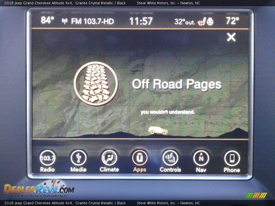 2018 Jeep Grand Cherokee Altitude 4x4 Granite Crystal Metallic / Black Photo #26