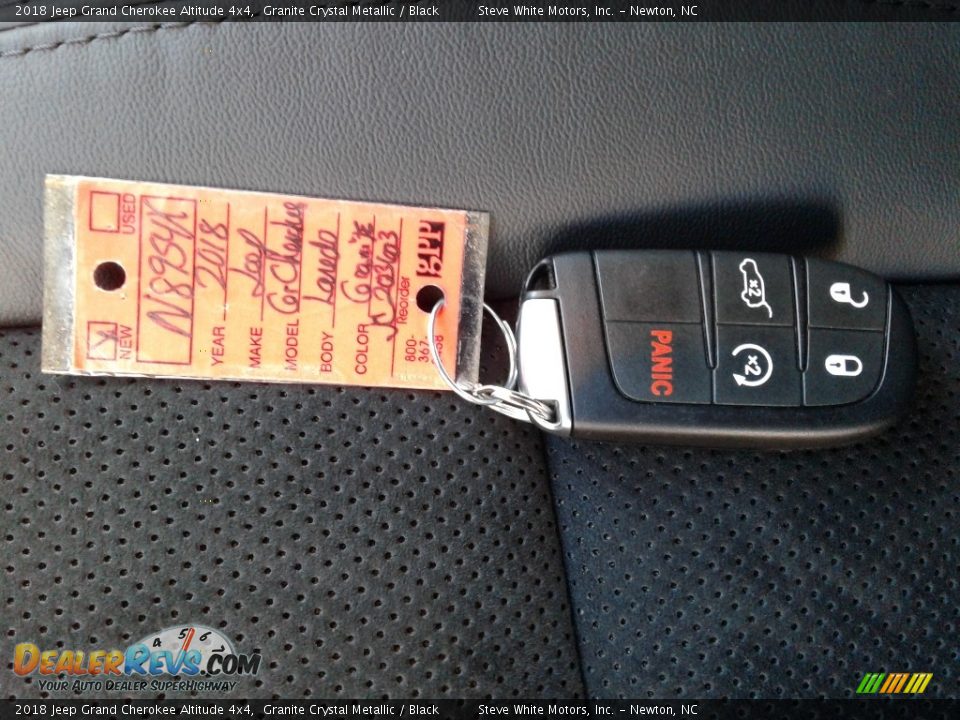 2018 Jeep Grand Cherokee Altitude 4x4 Granite Crystal Metallic / Black Photo #35