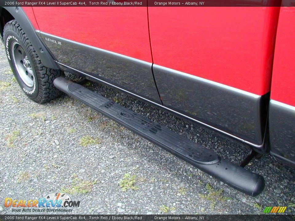 2006 Ford Ranger FX4 Level II SuperCab 4x4 Torch Red / Ebony Black/Red Photo #12