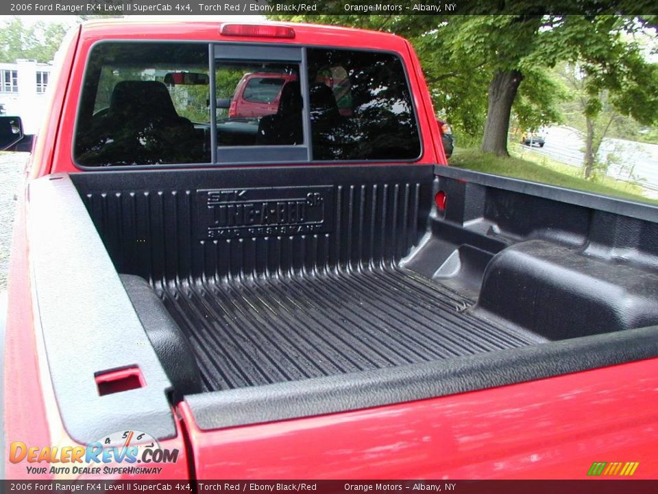2006 Ford Ranger FX4 Level II SuperCab 4x4 Torch Red / Ebony Black/Red Photo #13