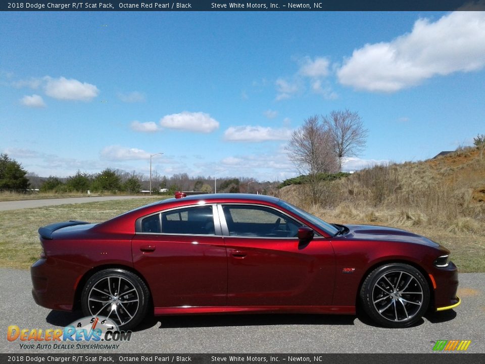 2018 Dodge Charger R/T Scat Pack Octane Red Pearl / Black Photo #5