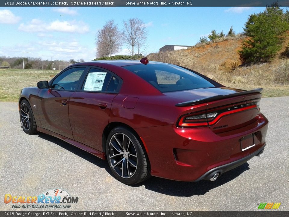 2018 Dodge Charger R/T Scat Pack Octane Red Pearl / Black Photo #8