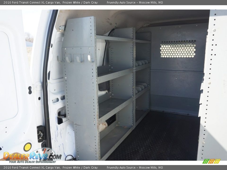 2010 Ford Transit Connect XL Cargo Van Frozen White / Dark Gray Photo #7