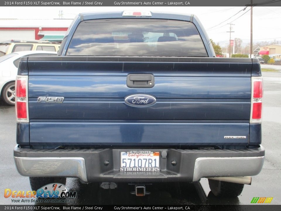 2014 Ford F150 XLT SuperCrew Blue Flame / Steel Grey Photo #6