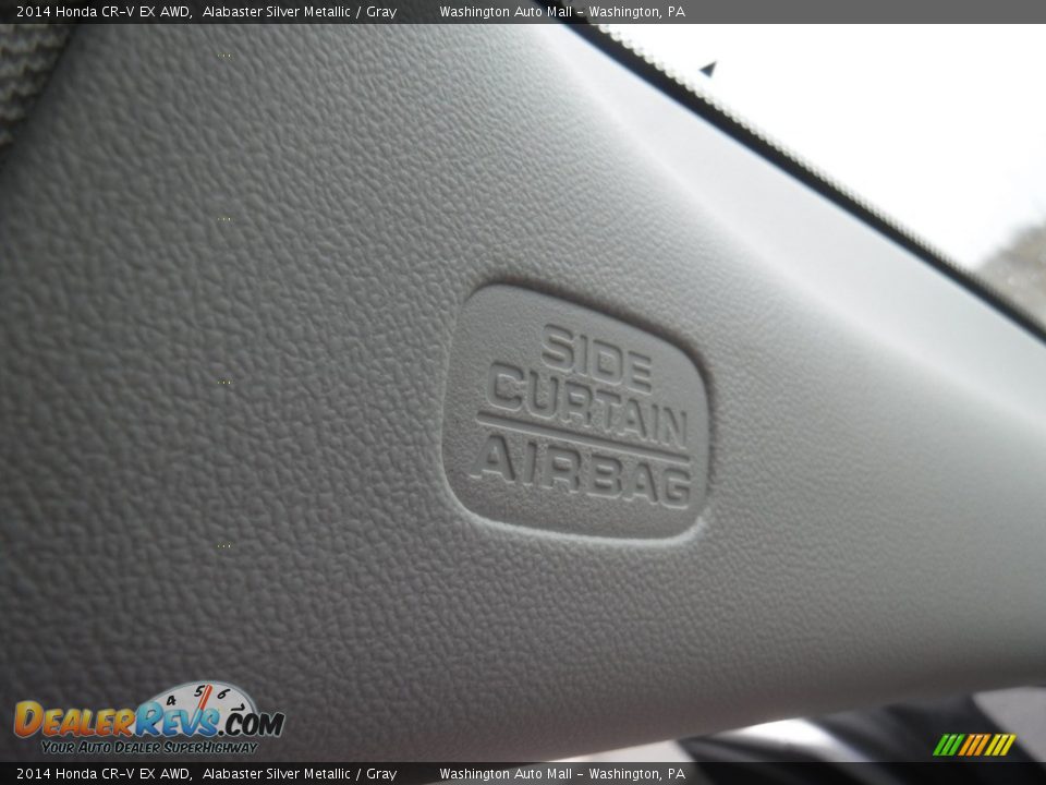 2014 Honda CR-V EX AWD Alabaster Silver Metallic / Gray Photo #23