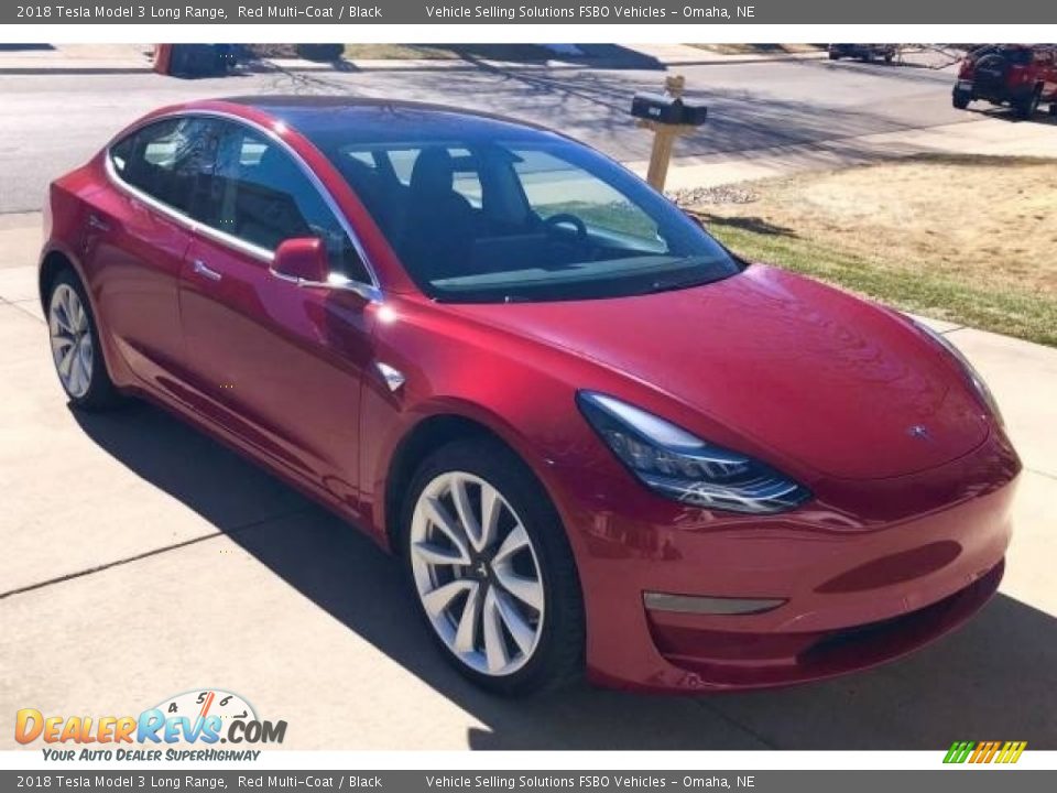 Front 3/4 View of 2018 Tesla Model 3 Long Range Photo #1