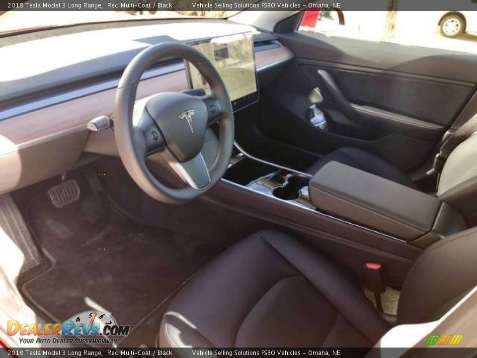 Black Interior - 2018 Tesla Model 3 Long Range Photo #2