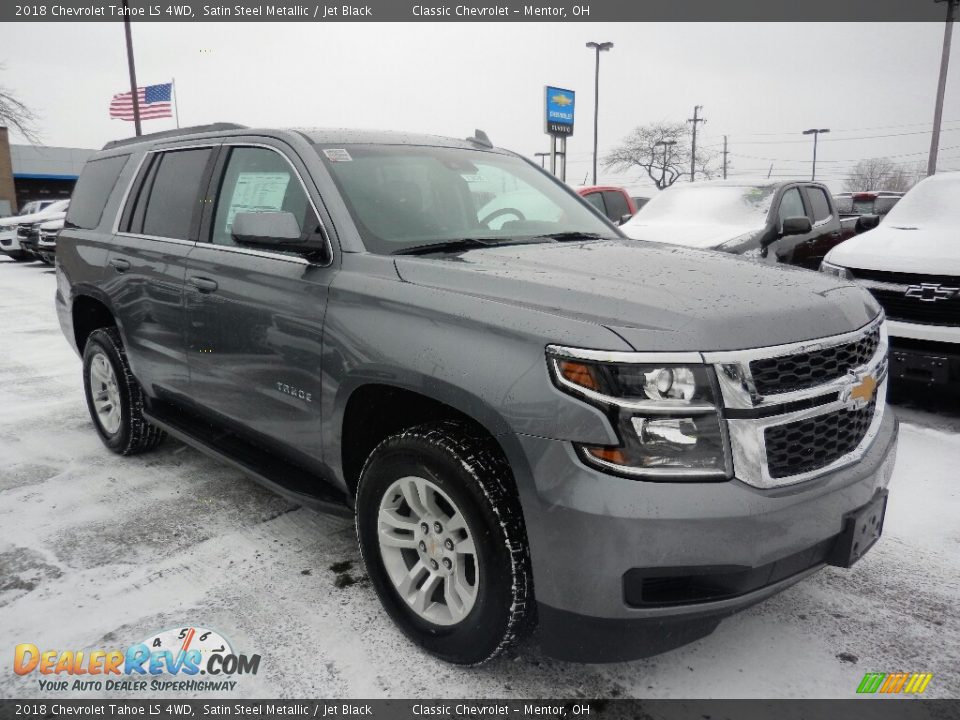 2018 Chevrolet Tahoe LS 4WD Satin Steel Metallic / Jet Black Photo #3