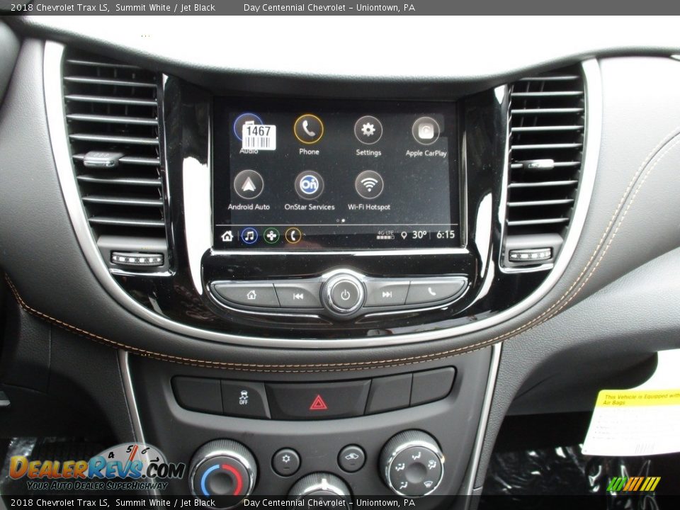 2018 Chevrolet Trax LS Summit White / Jet Black Photo #8