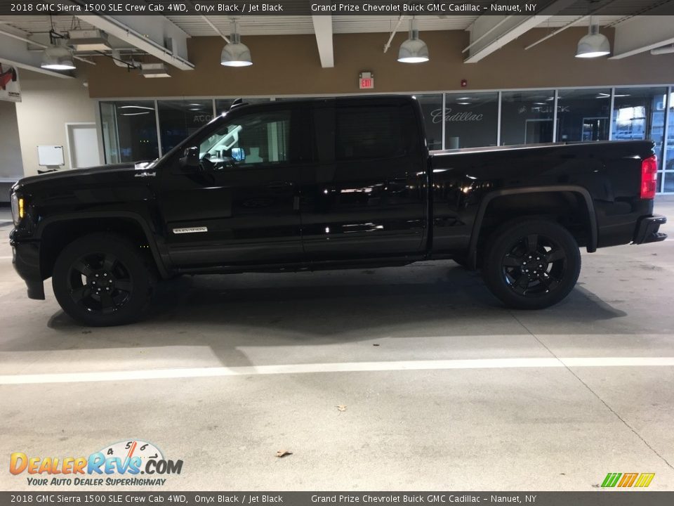 2018 GMC Sierra 1500 SLE Crew Cab 4WD Onyx Black / Jet Black Photo #3