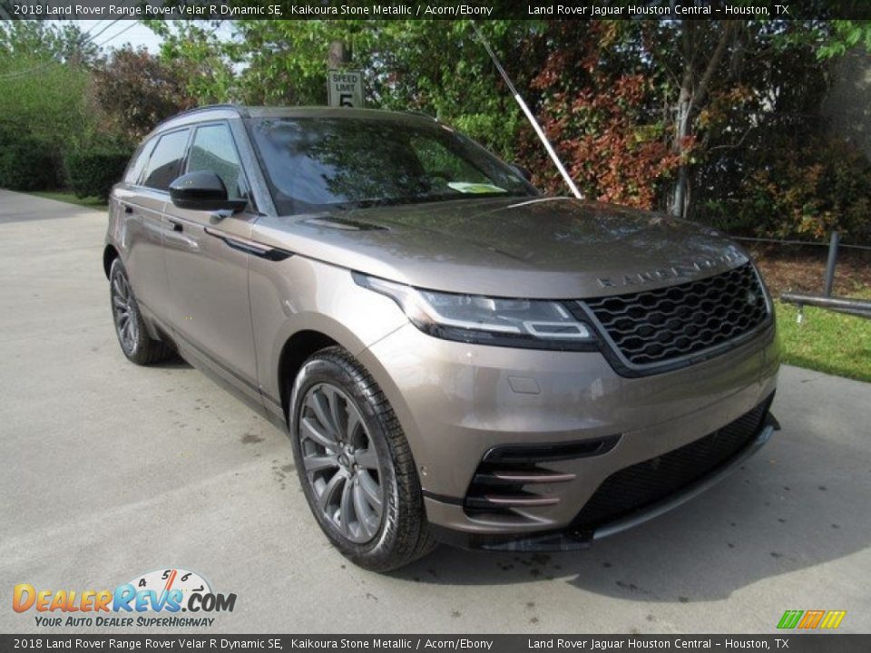 2018 Land Rover Range Rover Velar R Dynamic SE Kaikoura Stone Metallic / Acorn/Ebony Photo #2