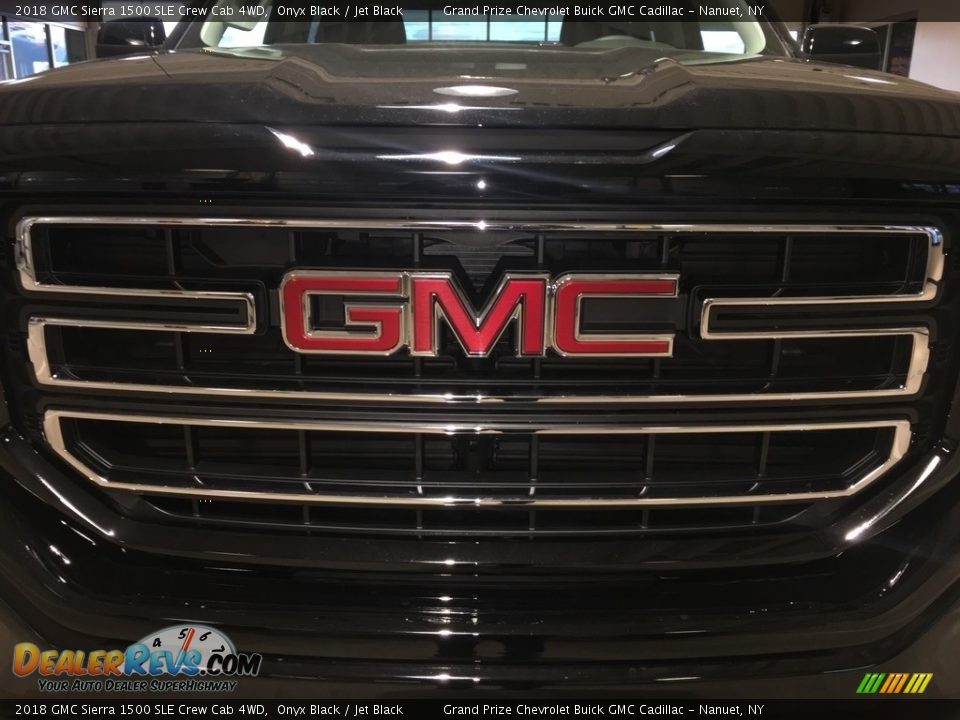 2018 GMC Sierra 1500 SLE Crew Cab 4WD Onyx Black / Jet Black Photo #9