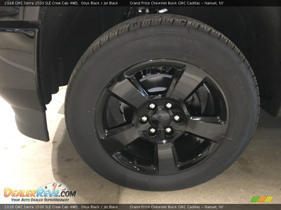 2018 GMC Sierra 1500 SLE Crew Cab 4WD Onyx Black / Jet Black Photo #10