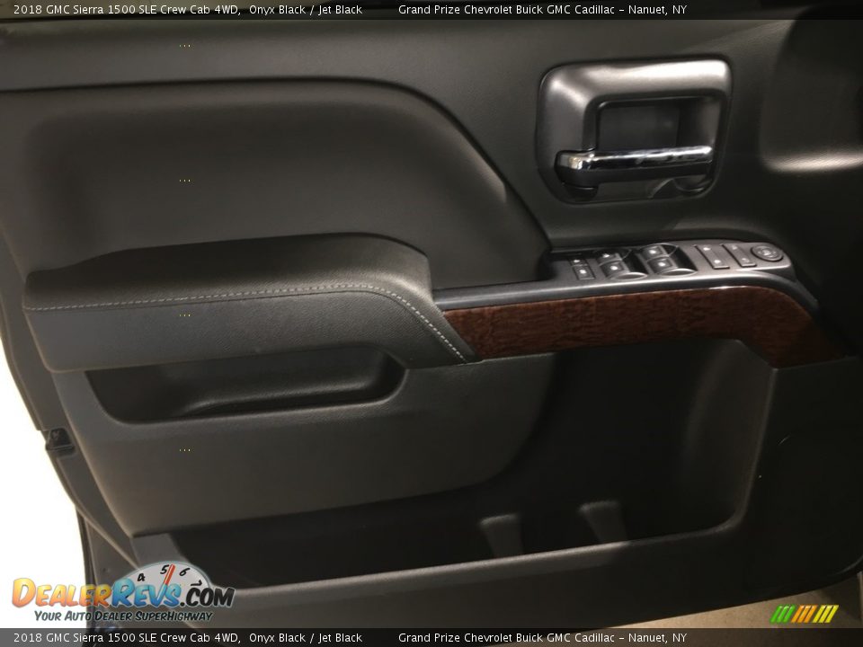 2018 GMC Sierra 1500 SLE Crew Cab 4WD Onyx Black / Jet Black Photo #11