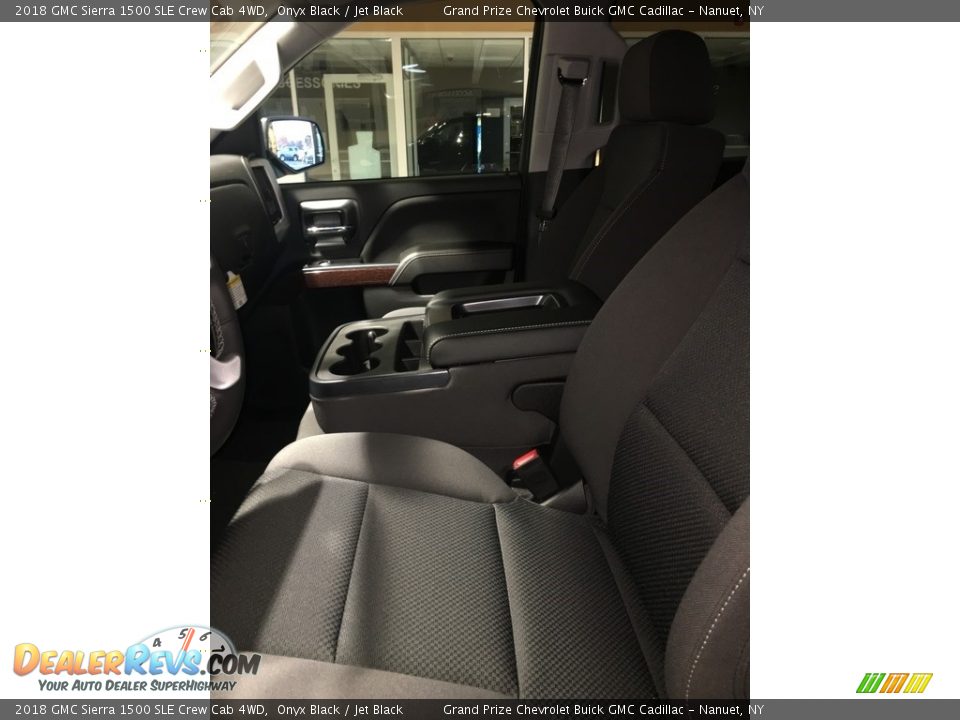 2018 GMC Sierra 1500 SLE Crew Cab 4WD Onyx Black / Jet Black Photo #12