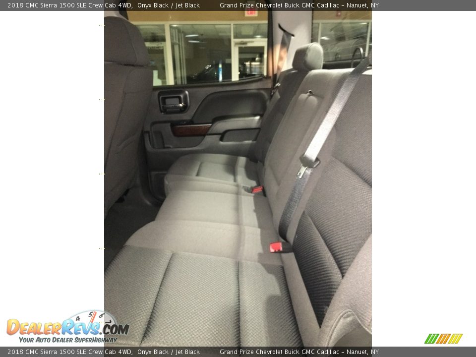 2018 GMC Sierra 1500 SLE Crew Cab 4WD Onyx Black / Jet Black Photo #13