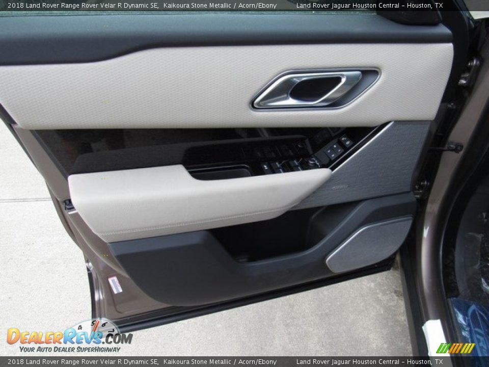 2018 Land Rover Range Rover Velar R Dynamic SE Kaikoura Stone Metallic / Acorn/Ebony Photo #24