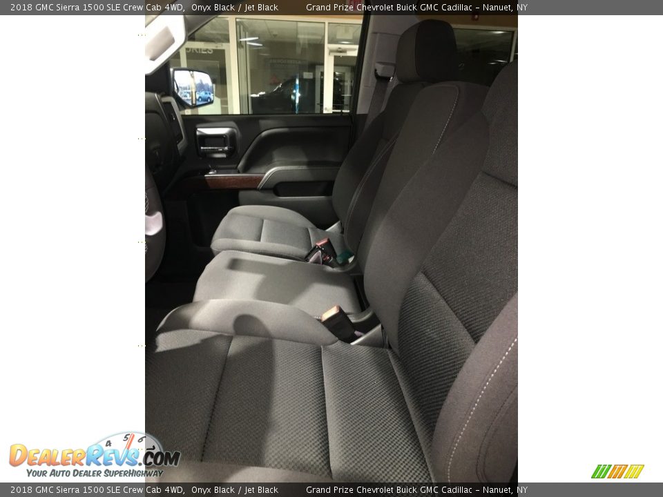 2018 GMC Sierra 1500 SLE Crew Cab 4WD Onyx Black / Jet Black Photo #12