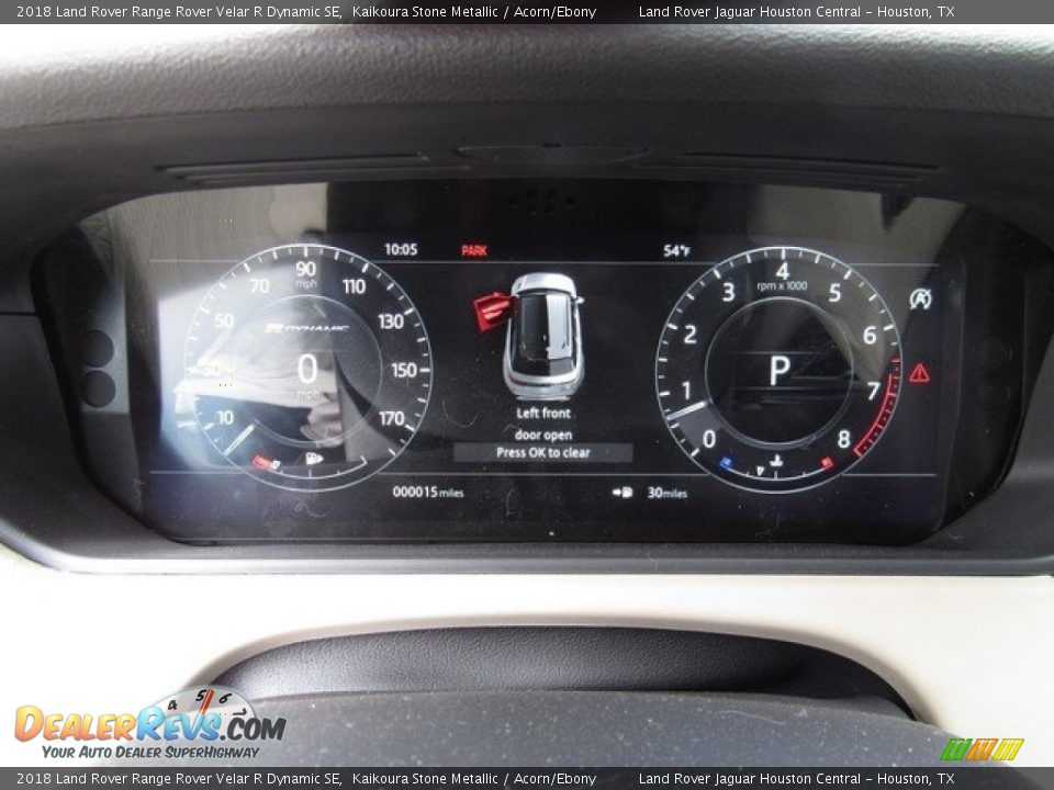 2018 Land Rover Range Rover Velar R Dynamic SE Kaikoura Stone Metallic / Acorn/Ebony Photo #30