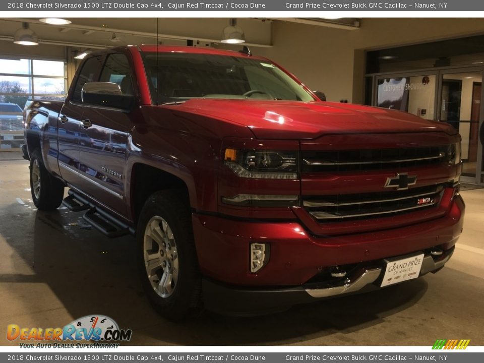 2018 Chevrolet Silverado 1500 LTZ Double Cab 4x4 Cajun Red Tintcoat / Cocoa Dune Photo #1