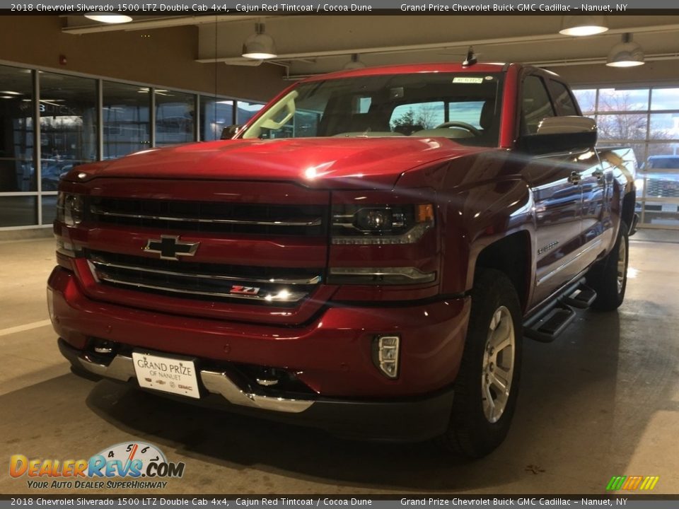 2018 Chevrolet Silverado 1500 LTZ Double Cab 4x4 Cajun Red Tintcoat / Cocoa Dune Photo #2