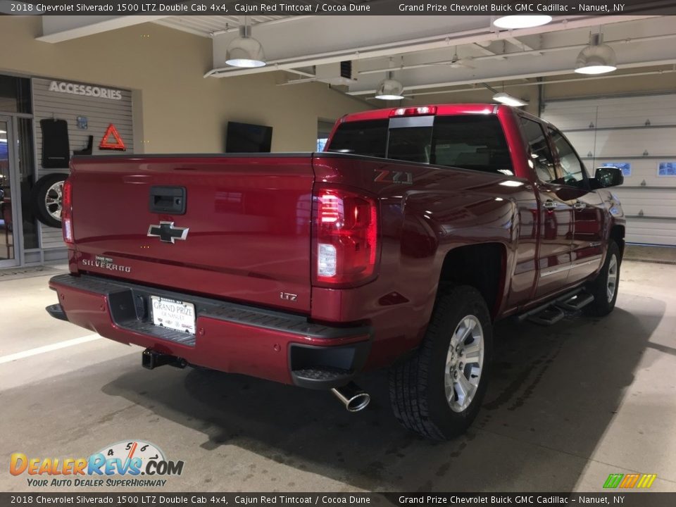 2018 Chevrolet Silverado 1500 LTZ Double Cab 4x4 Cajun Red Tintcoat / Cocoa Dune Photo #6
