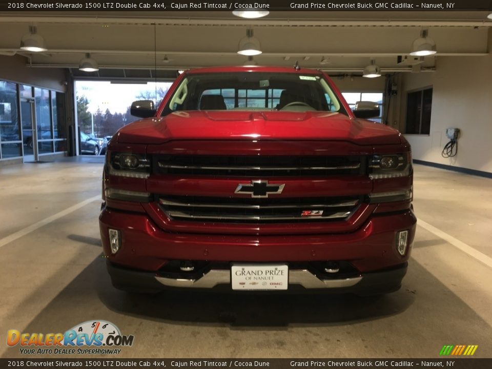 2018 Chevrolet Silverado 1500 LTZ Double Cab 4x4 Cajun Red Tintcoat / Cocoa Dune Photo #8
