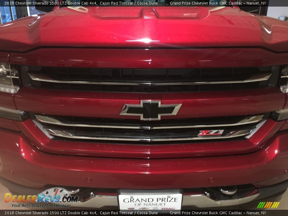 2018 Chevrolet Silverado 1500 LTZ Double Cab 4x4 Cajun Red Tintcoat / Cocoa Dune Photo #9