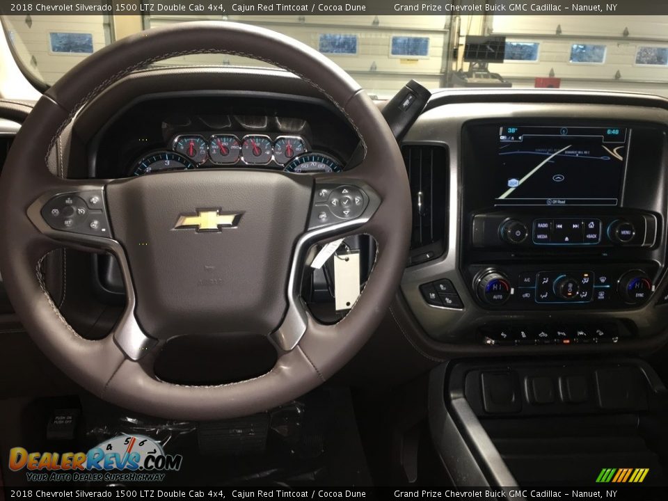 2018 Chevrolet Silverado 1500 LTZ Double Cab 4x4 Cajun Red Tintcoat / Cocoa Dune Photo #14