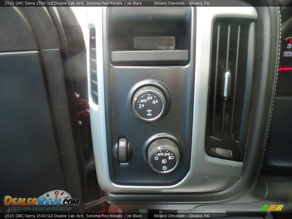 2015 GMC Sierra 1500 SLE Double Cab 4x4 Sonoma Red Metallic / Jet Black Photo #23