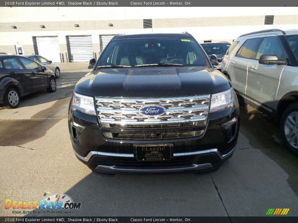 2018 Ford Explorer Limited 4WD Shadow Black / Ebony Black Photo #2